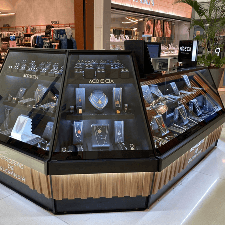 Logo da loja aço e cia