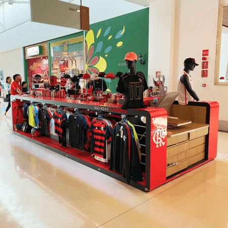 Logo da loja nação rubro negra