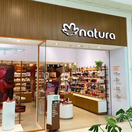 Logo da loja natura
