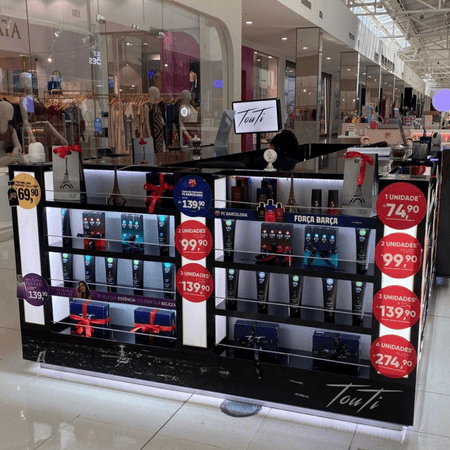 Logo da loja touti comestics