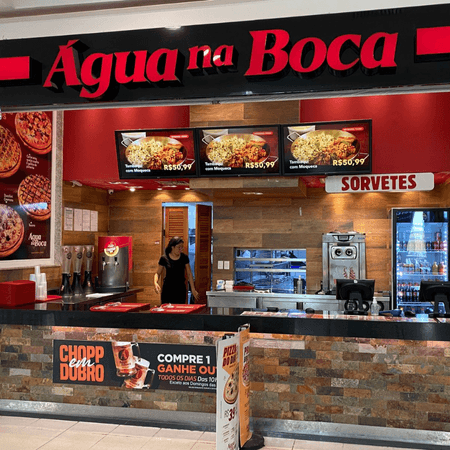 Logo da loja água na boca express