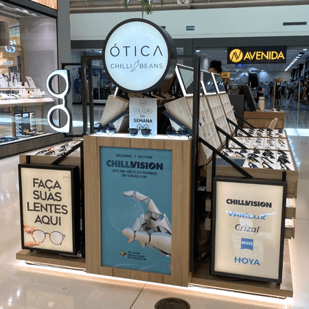 Logo da loja ótica chilli beans