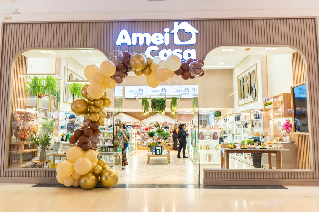 Logo da loja amei casa