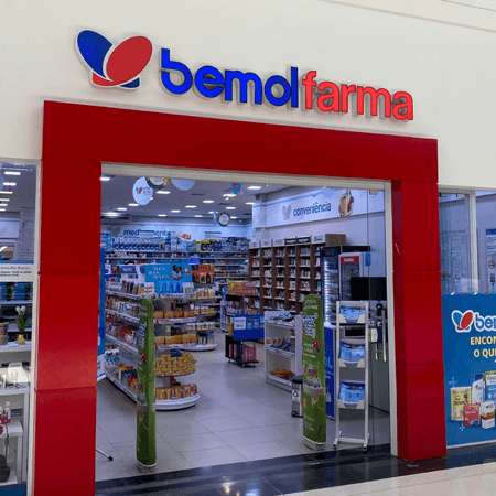 Logo da loja bemol farma