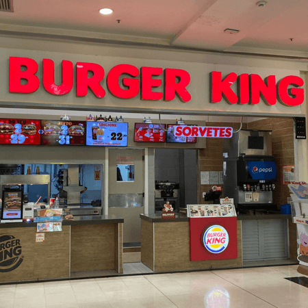 Logo da loja burger king