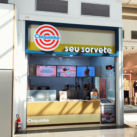 Logo da loja chiquinho sorvetes