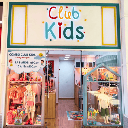 Logo da loja club kids