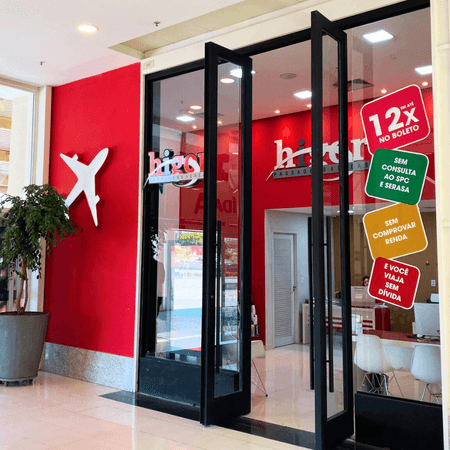 Logo da loja higor passagens áereas