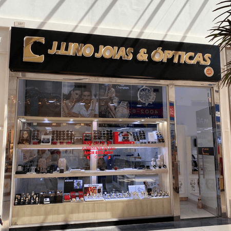 Logo da loja j. lino joias