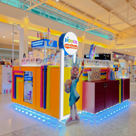 Logo da loja pipoca americana