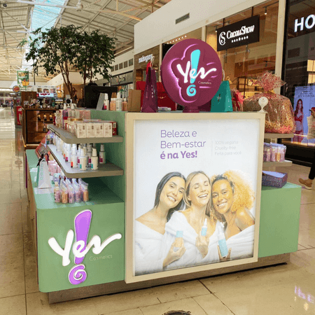 Logo da loja yes cosmetic´s